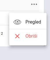 Bank statements options