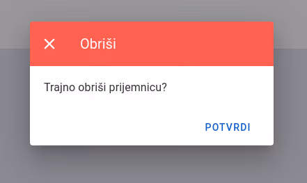 Confirm delete delivery-in