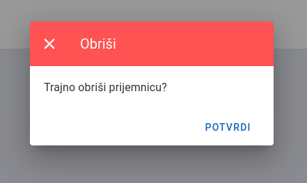 Confirm delete delivery-in