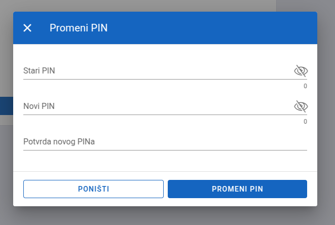 PIN edit