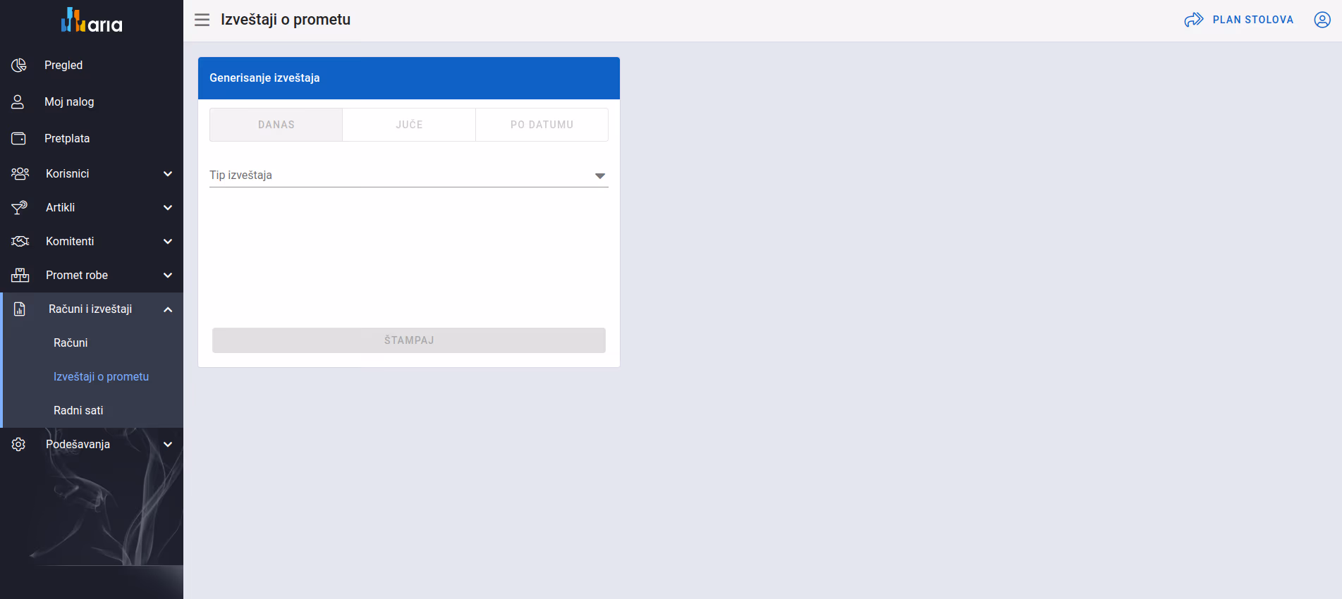 Sales reports