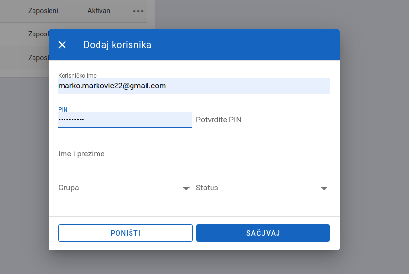 Add user