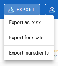 Export options