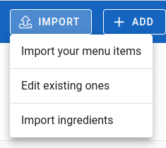Import options