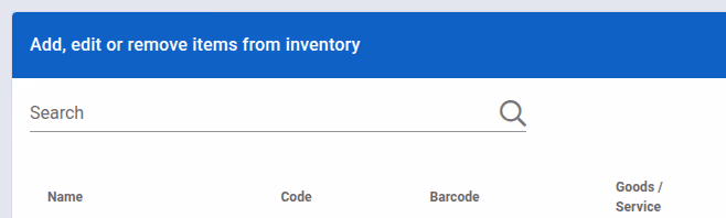 Inventory search