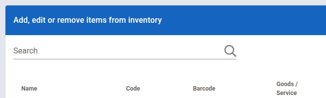 Inventory search