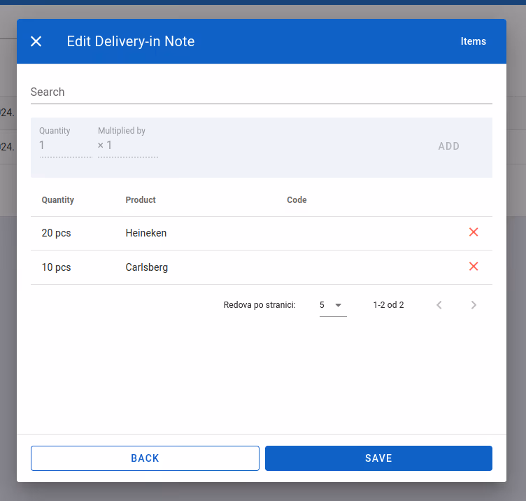 Edit Delivery-in 2