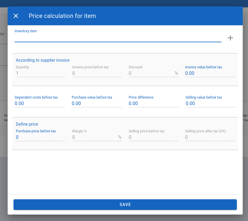 Add price calculation 2
