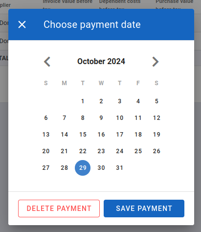 Payment