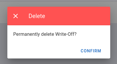 Delete item