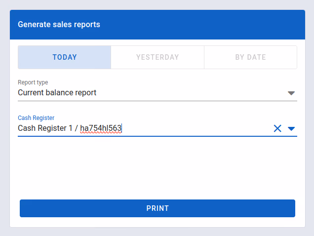 Sales reports