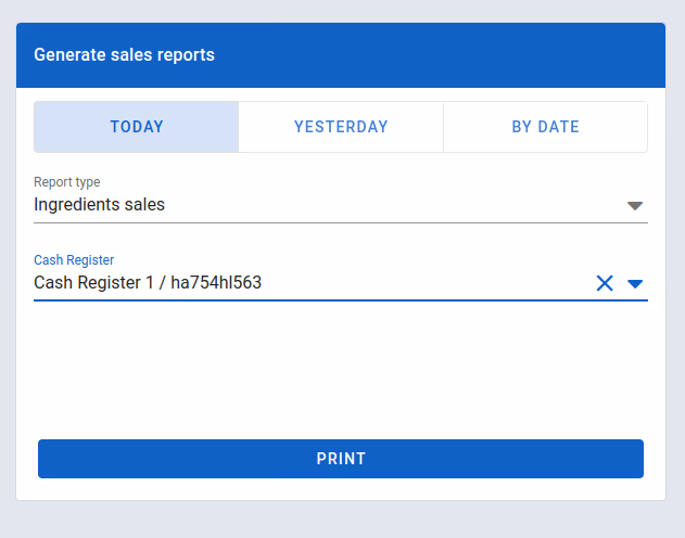 Sales reports 13