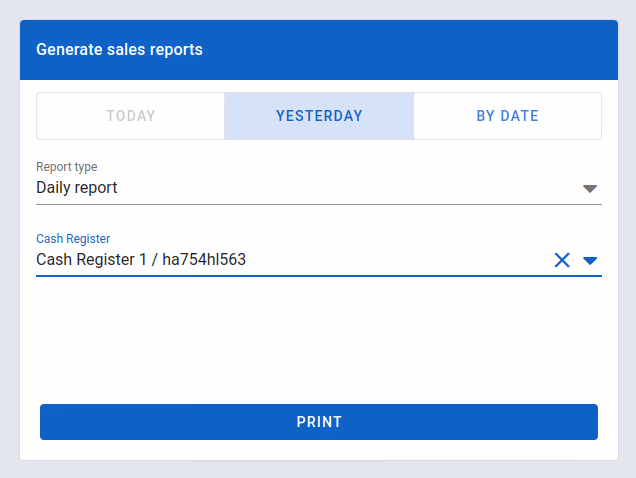Sales reports 2
