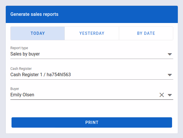 Sales reports 6