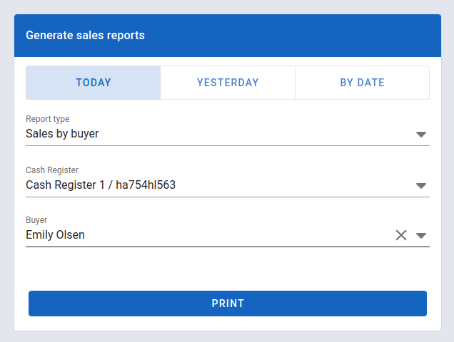 Sales reports 7