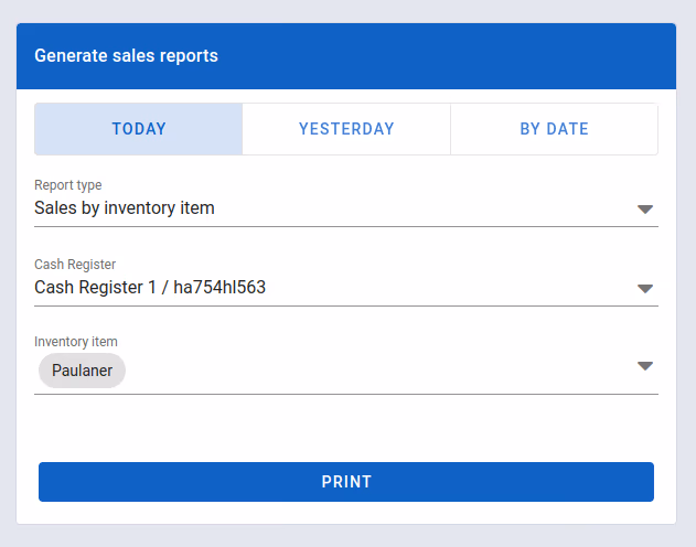 Sales reports 8