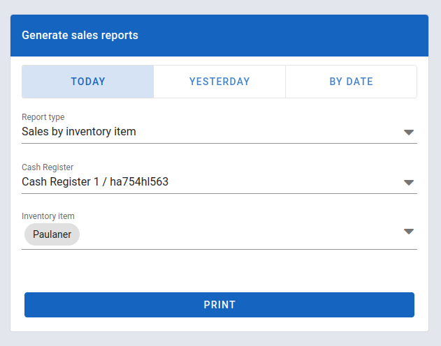 Sales reports 9