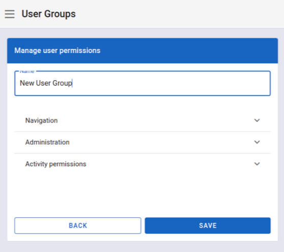 Add user group