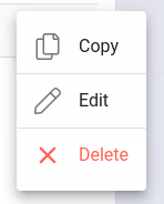 User group options