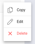 User group options
