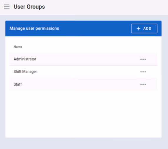 User groups