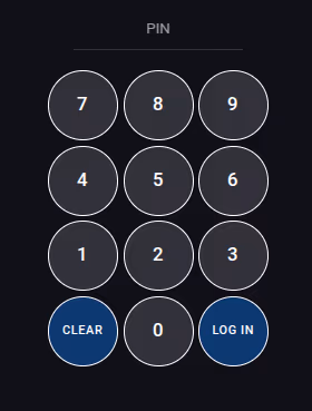 PIN form