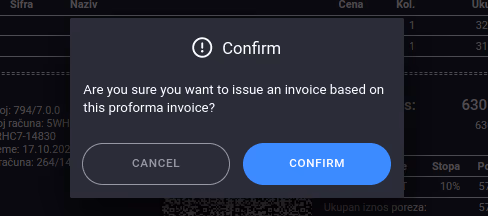 Confirm