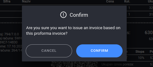 Confirm