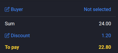 Add client button