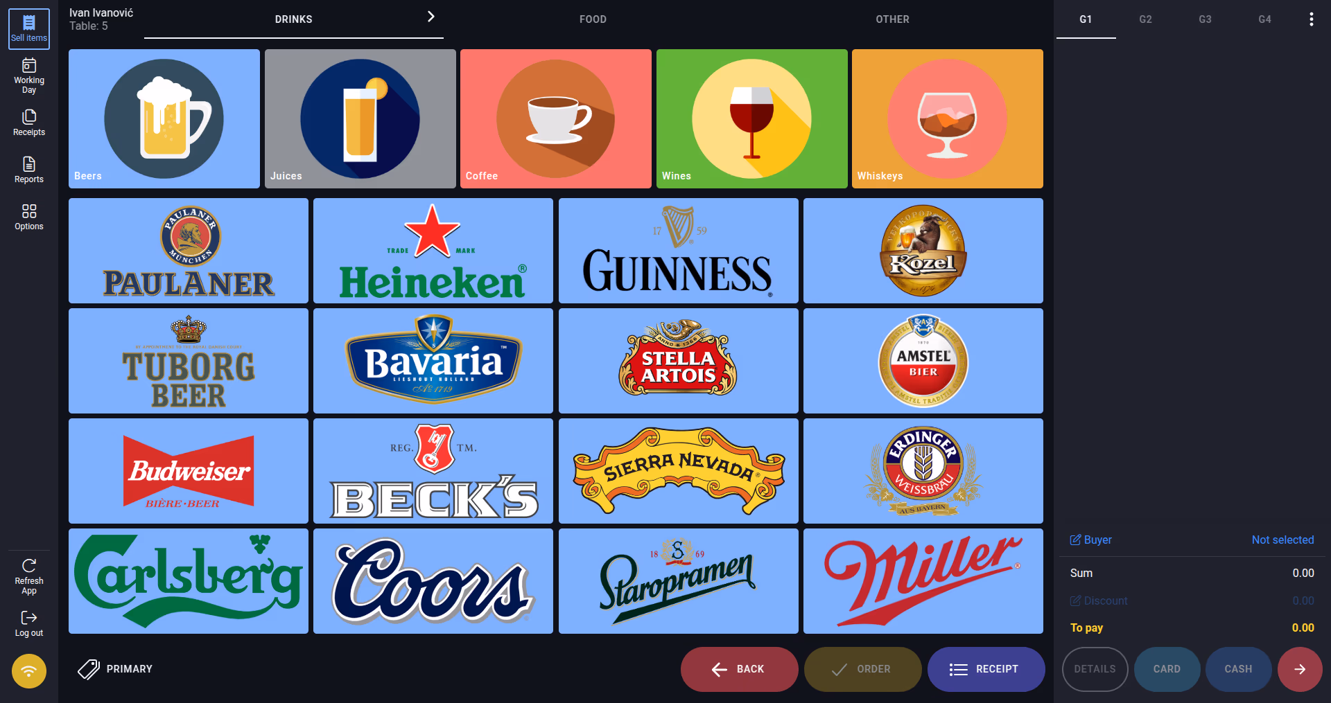Beers open