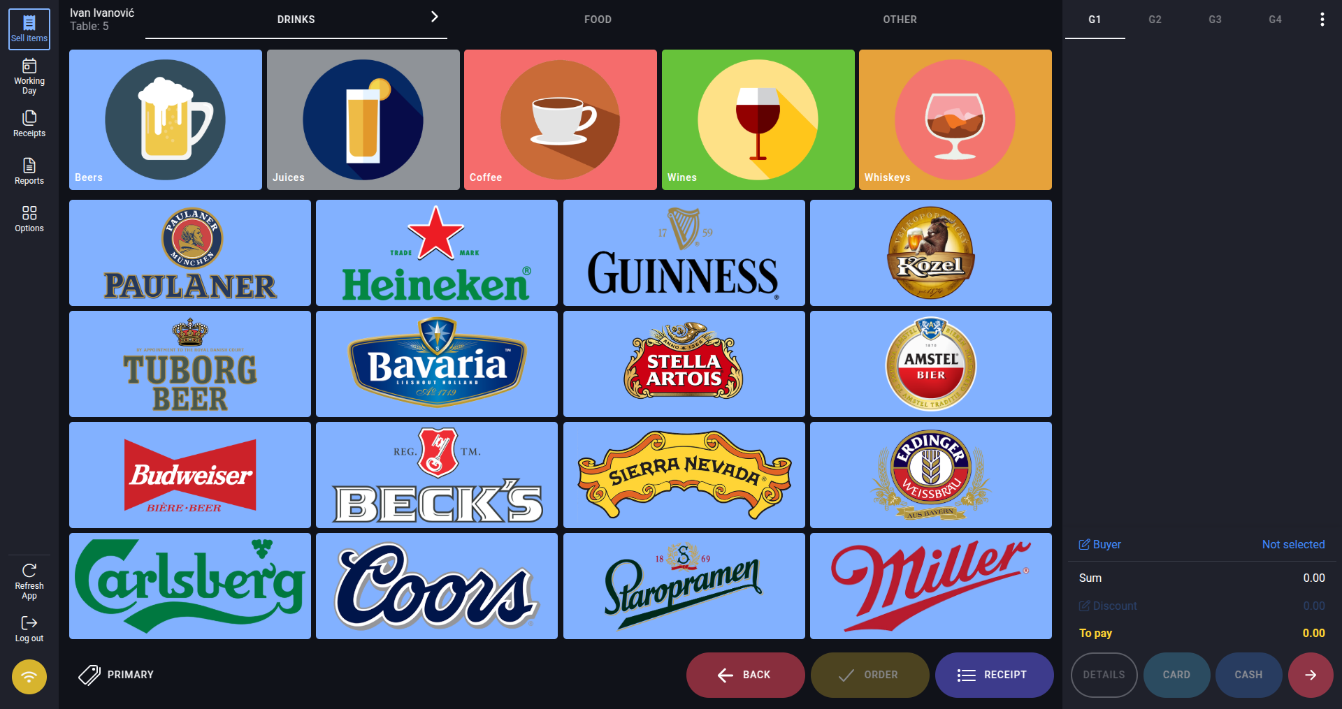 Beers open