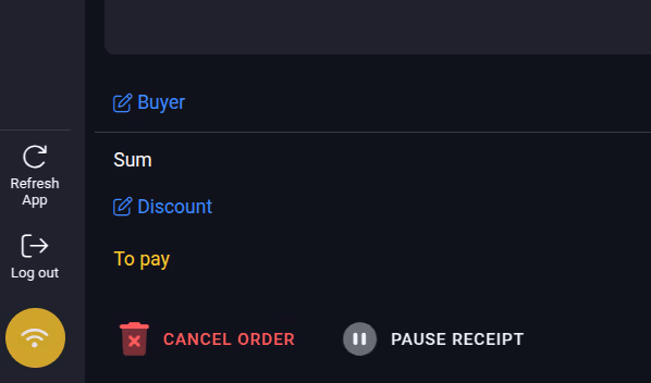 Add client button