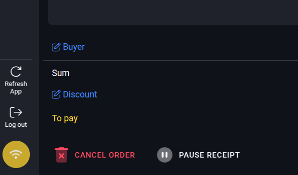 Add client button
