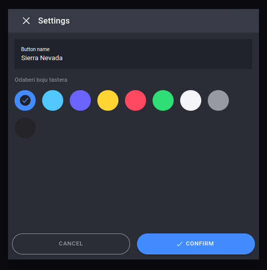Choose item color