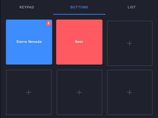 Created group button