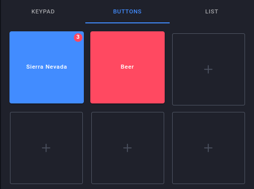 Created group button