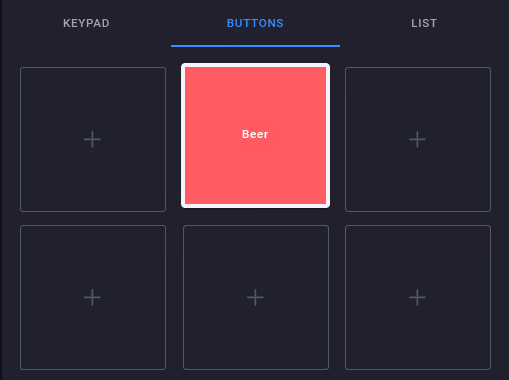 White group button