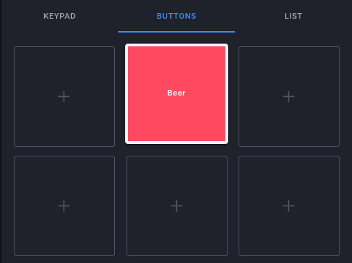 White group button