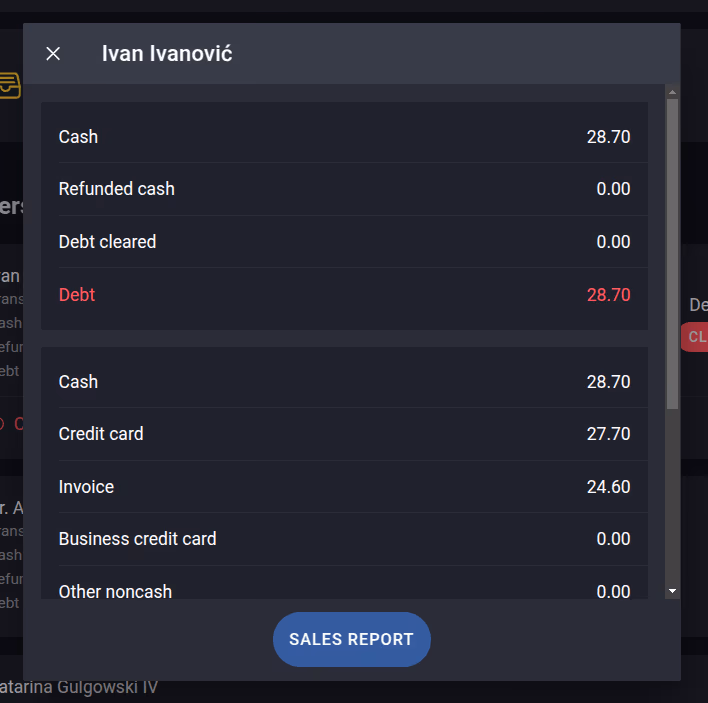 User preview