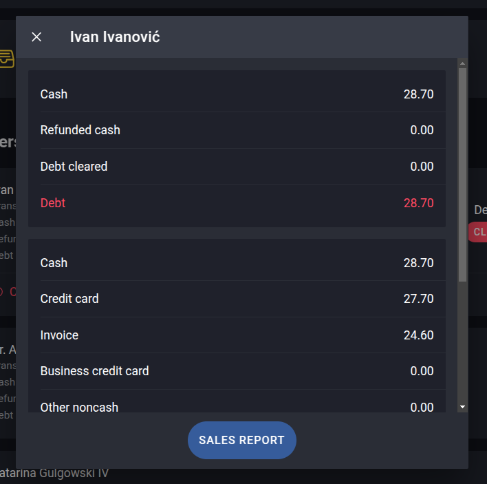 User preview