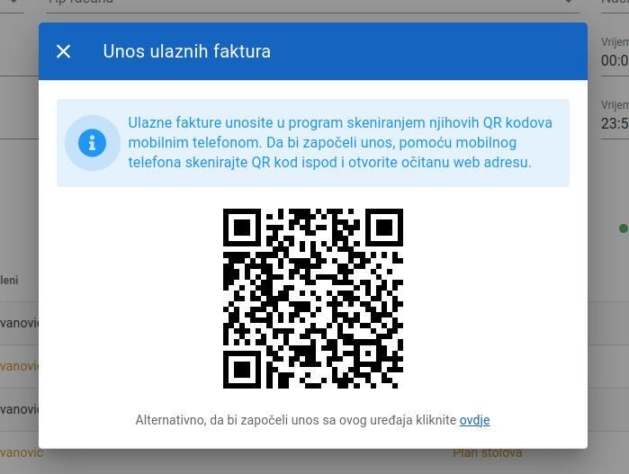 Import receipts