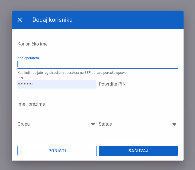 Add user