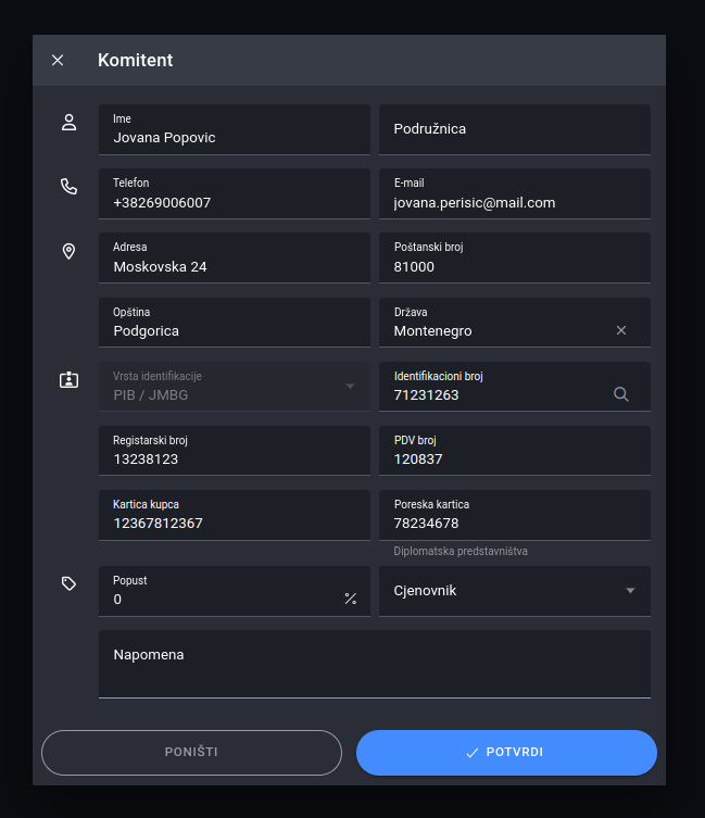 Add client complete