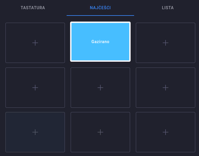 White group button