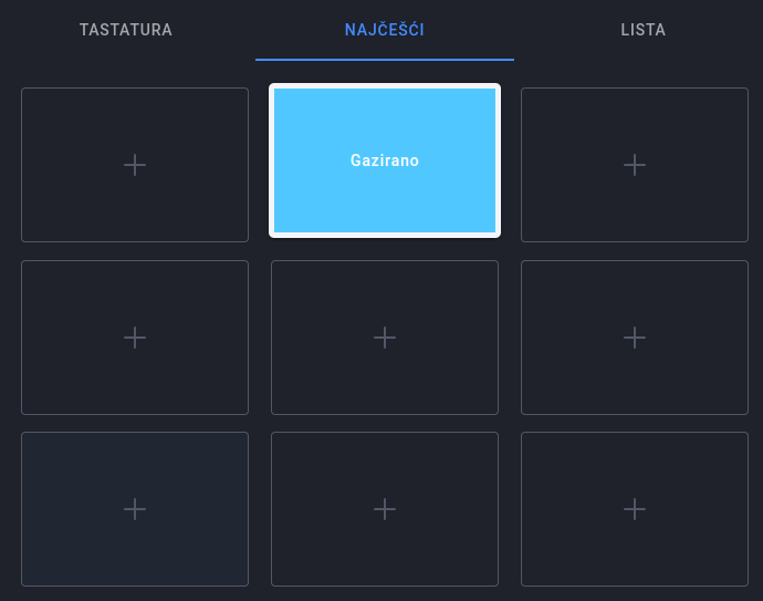 White group button