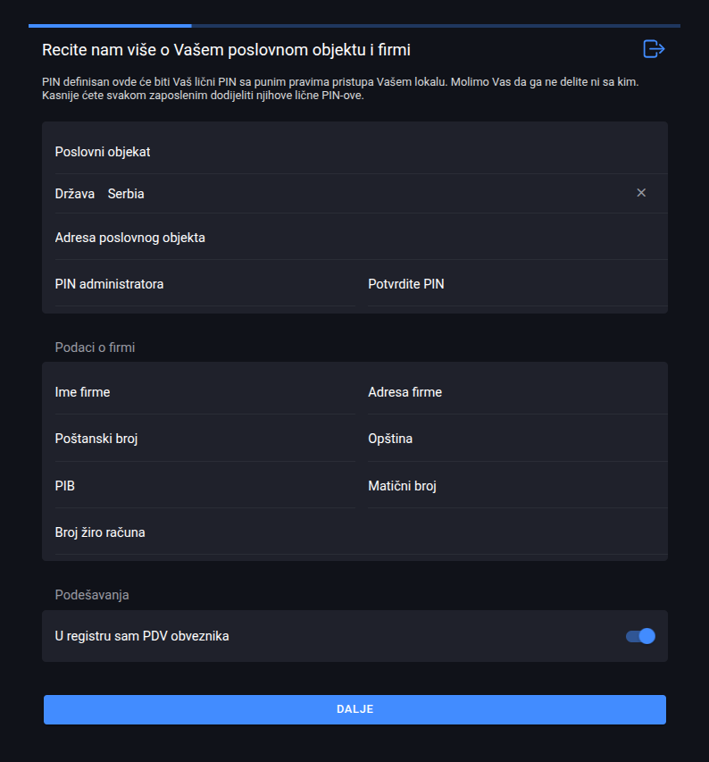 Company registration