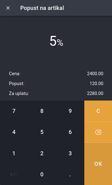Article discount