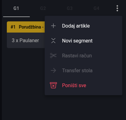 Group options