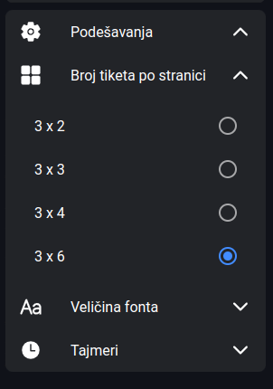 Ticket nums