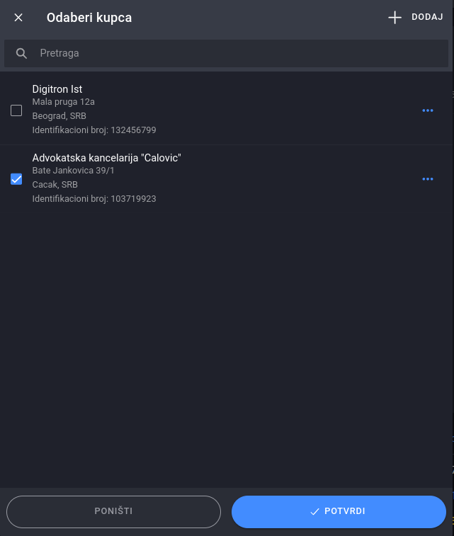 Add client